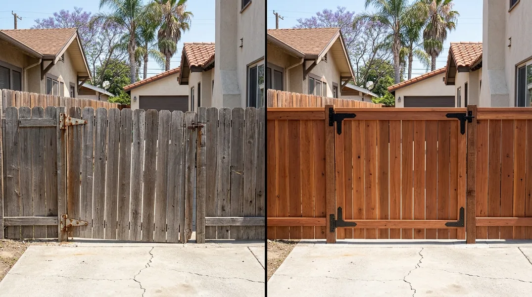 Fence Staining in Long Beach: Protecting Redwood and Cedar From Sun and Salt Air